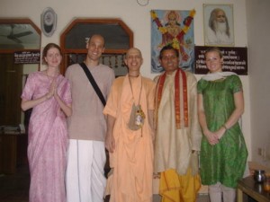 iskon devotee during pulse diagnose Great ikon from Isckon temple visit for pulse diagnose