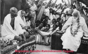 Ghandi Rabindranath Tagore