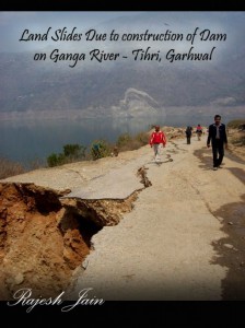 landslides ganga river