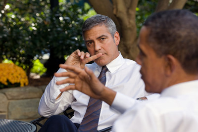 news george clooney white house 131010