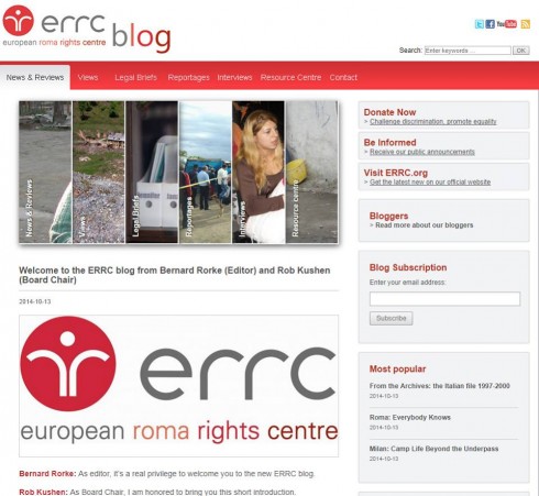 ERRC Blog